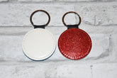 Glitter Circle Keychains for sublimation blank-Sublimation Blank-Elliott Creations