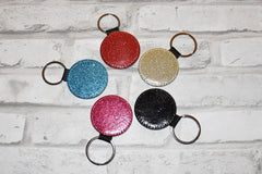 Glitter Circle Keychains for sublimation blank-Sublimation Blank-Elliott Creations