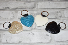 Glitter Heart Keychains for sublimation blank-Sublimation Blank-Elliott Creations