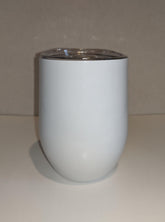 White Wine Tumbler with closing lid-Sublimation Blank-Elliott Creations