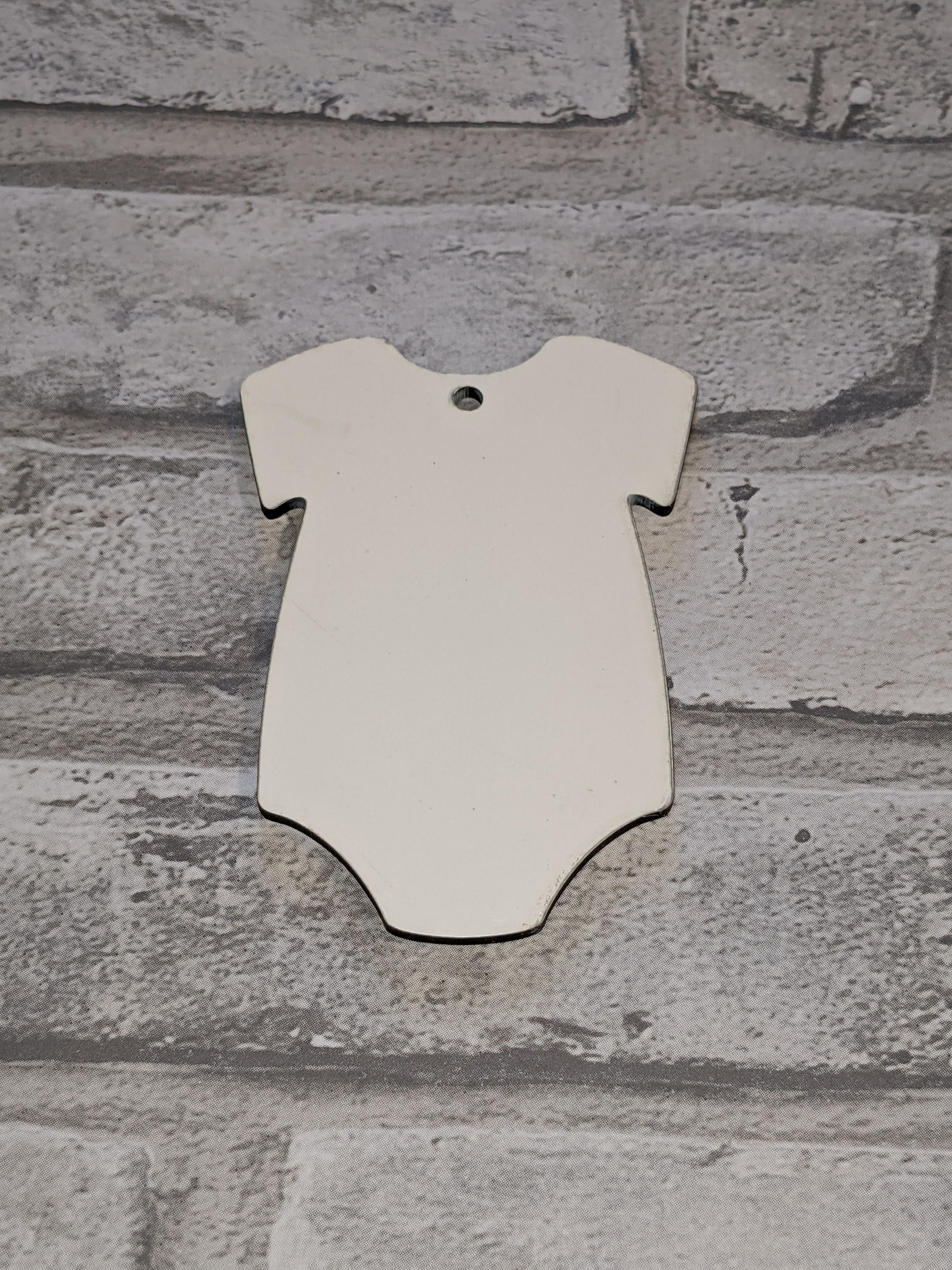 Ornament Onesie MDF-Sublimation Blank-Elliott Creations
