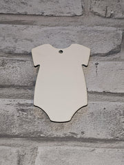 Ornament Onesie MDF-Sublimation Blank-Elliott Creations