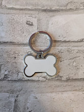 Dog Bone Sublimation Keychain