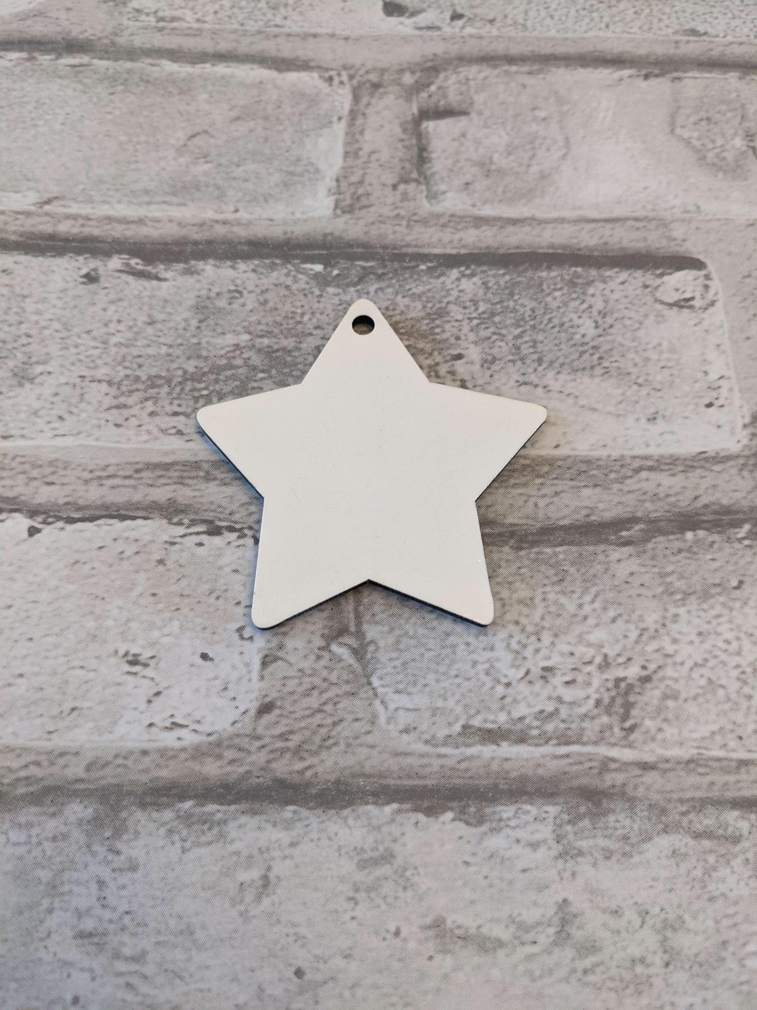 Ornament Star MDF-Sublimation Blank-Elliott Creations