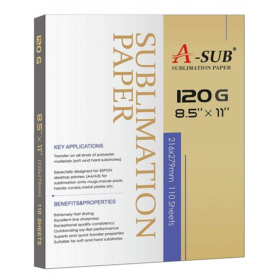 A-Sub Sublimation Transfer Paper 120g-Sublimation Blank-Elliott Creations