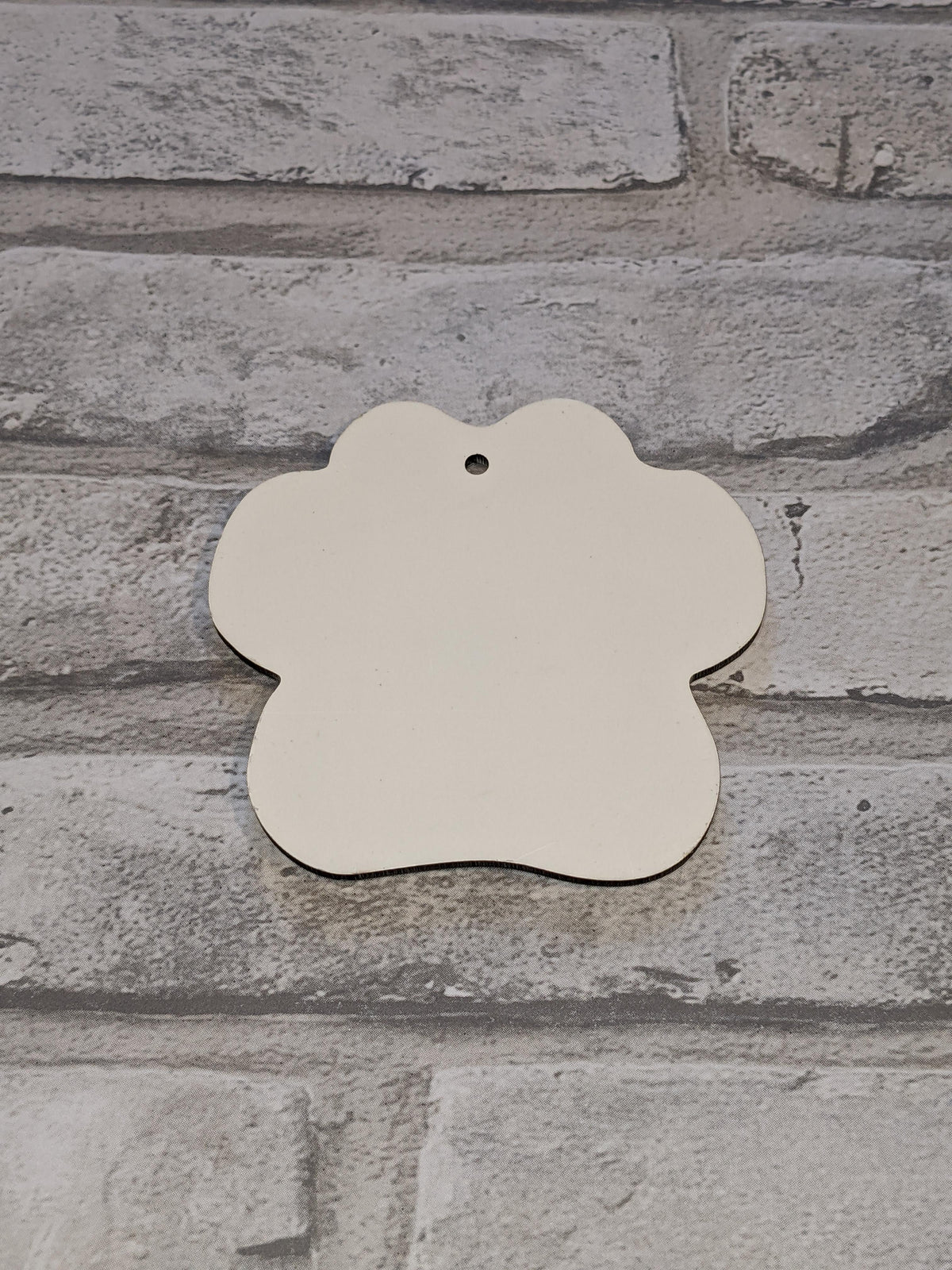 Ornament Paw Print MDF-Sublimation Blank-Elliott Creations