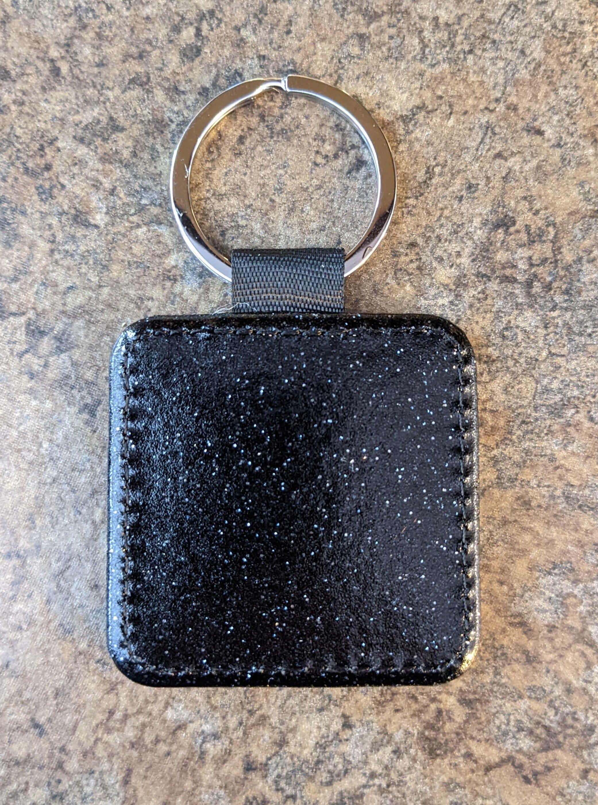 Glitter Square Keychain for sublimation blank
