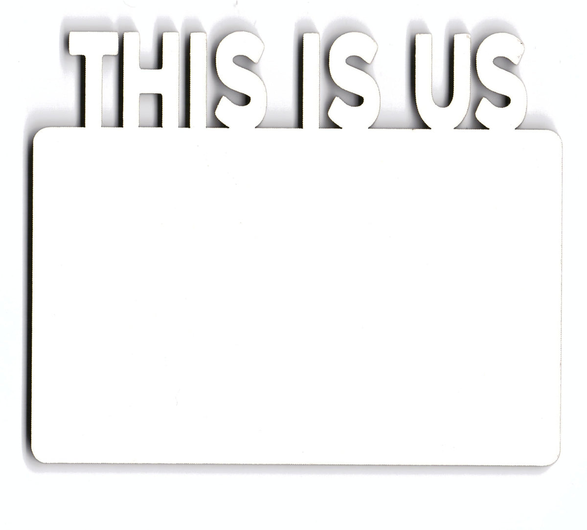This Is Us Sublimation Magnet-Sublimation Blank-Elliott Creations