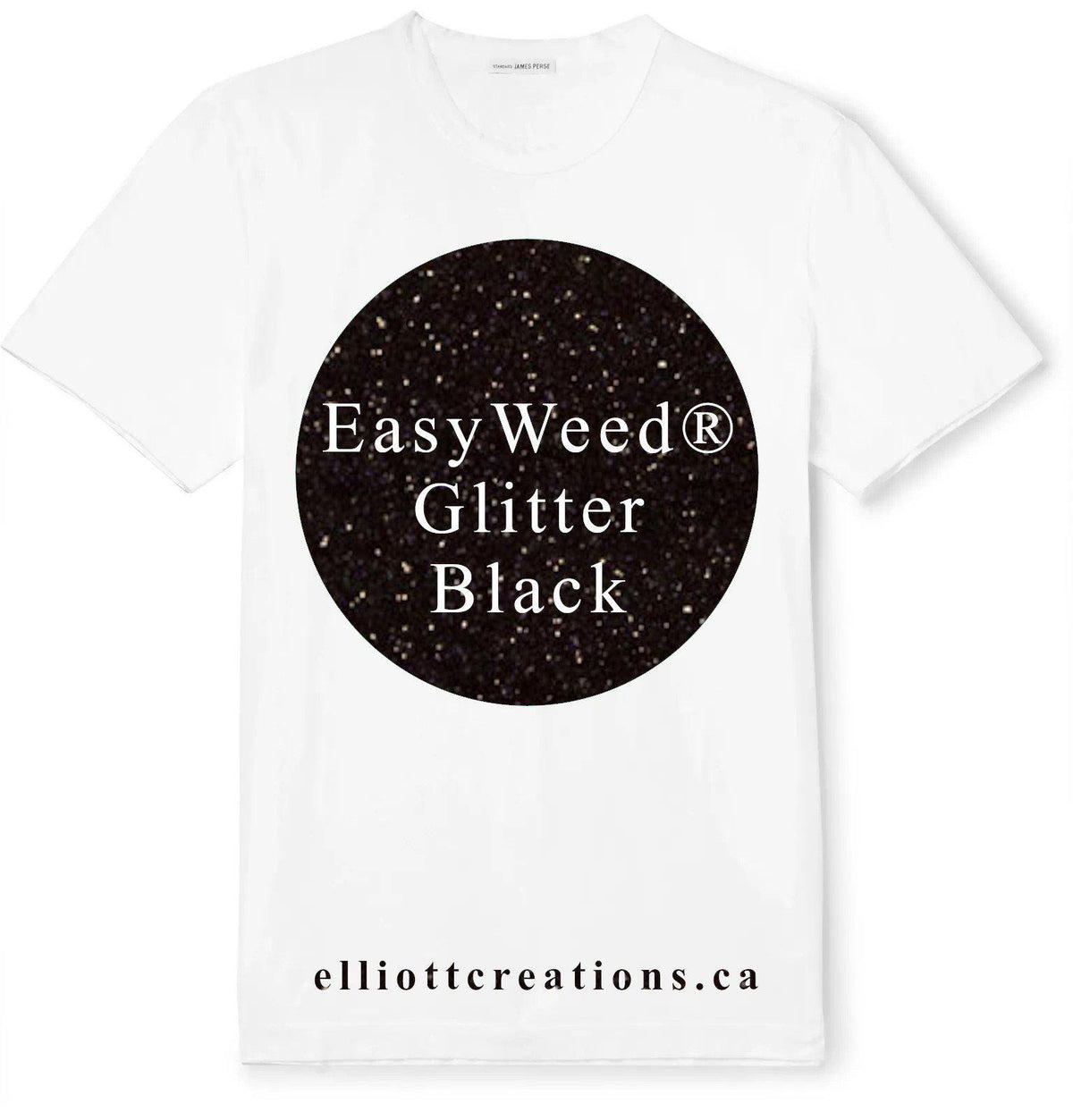 Black - Siser Glitter HTV-HTV-Elliott Creations